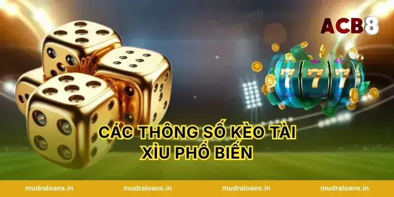 Các Thông Số Kèo Tài Xỉu Phổ Biến