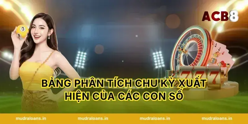Bảng phân tích chu kỳ xuất hiện của các con số