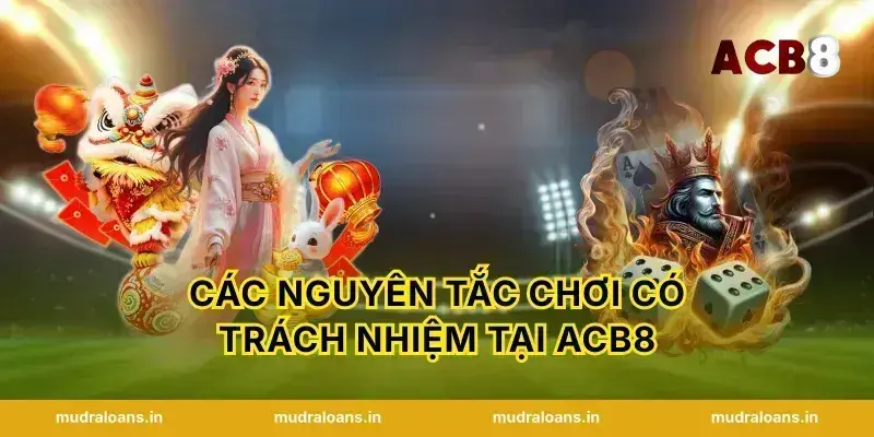 Các nguyên tắc chơi có trách nhiệm tại acb8